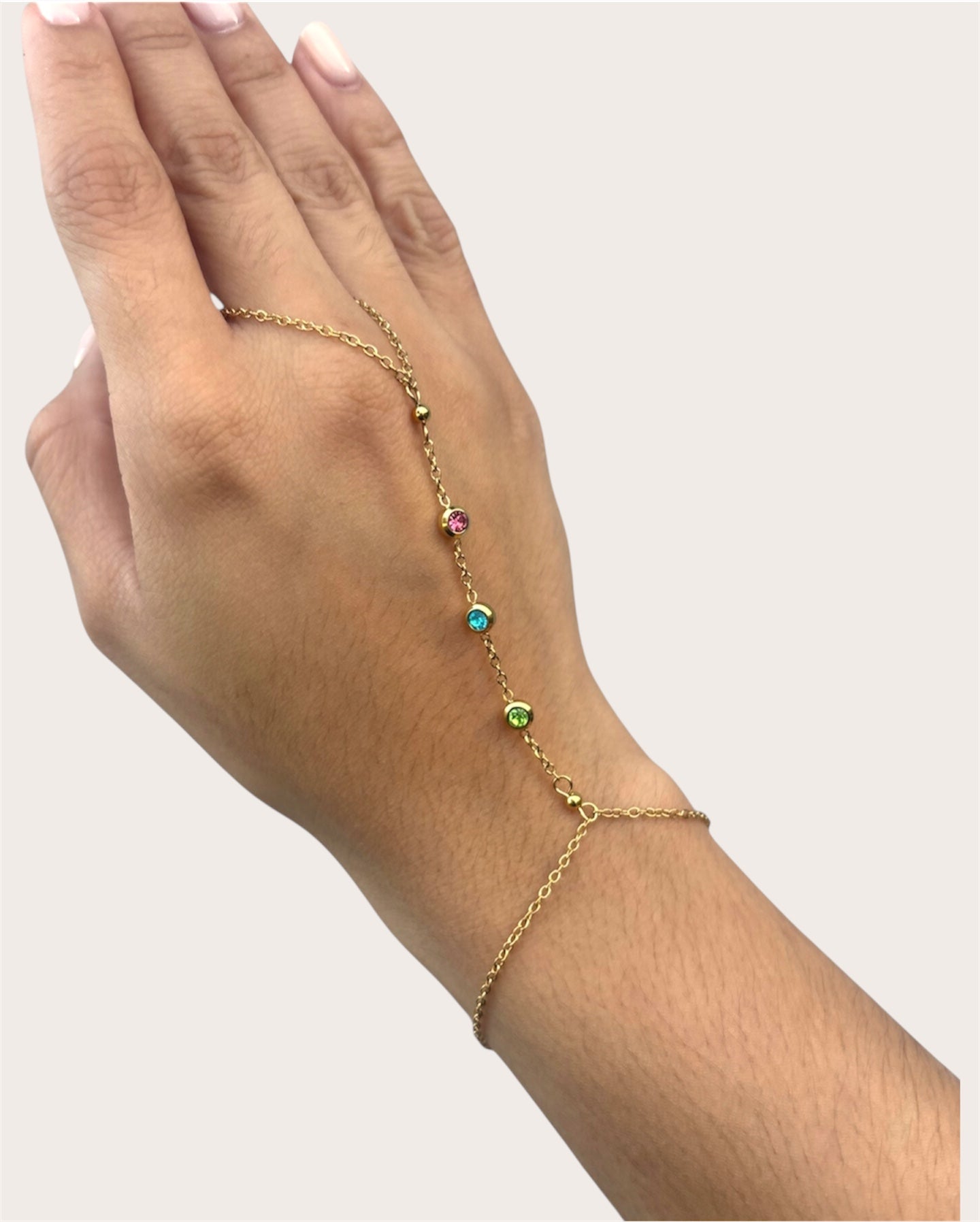 Daniela Hand Chain Bracelet SS