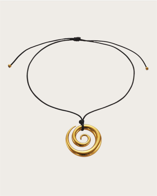 Spiral Cord Necklace SS