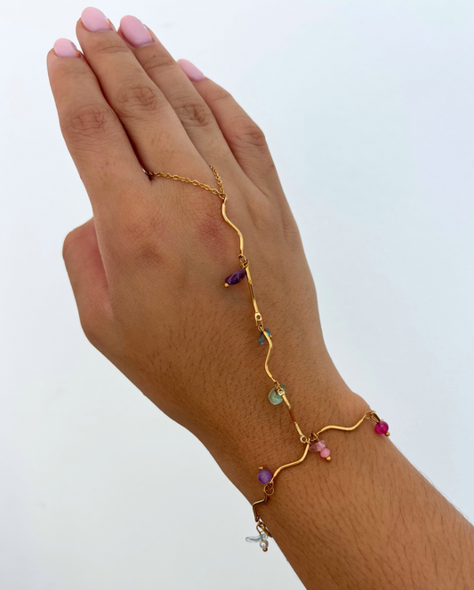 Naya Hand Chain Bracelet SS