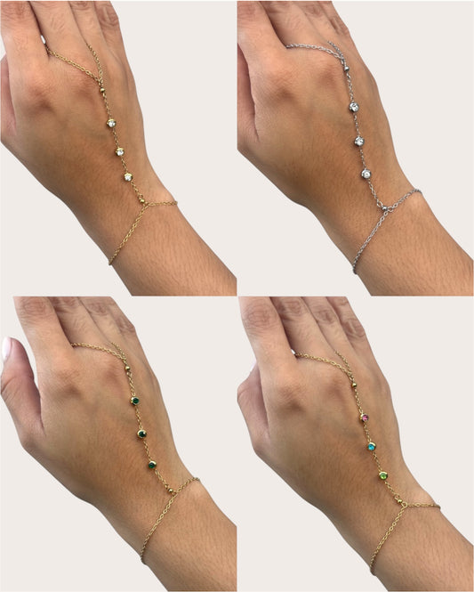 Daniela Hand Chain Bracelet SS