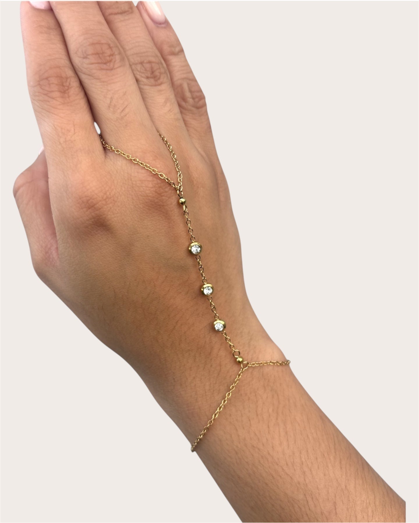 Daniela Hand Chain Bracelet SS