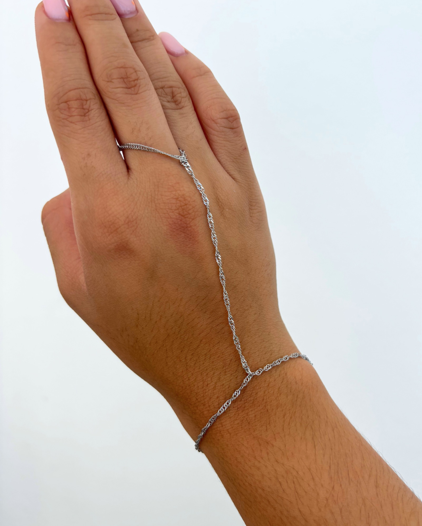 Claire Hand Chain Bracelet SS