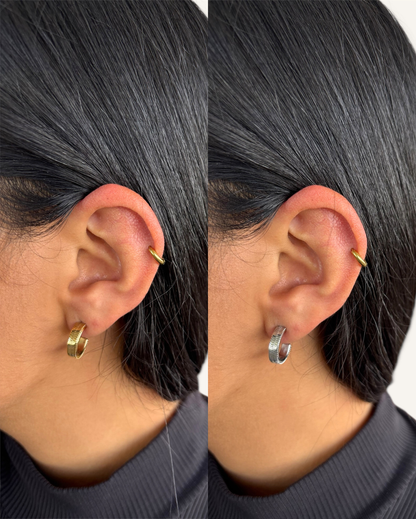 Snake Mini Hoop Earring SS
