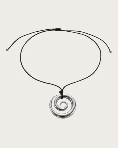 Spiral Cord Necklace SS