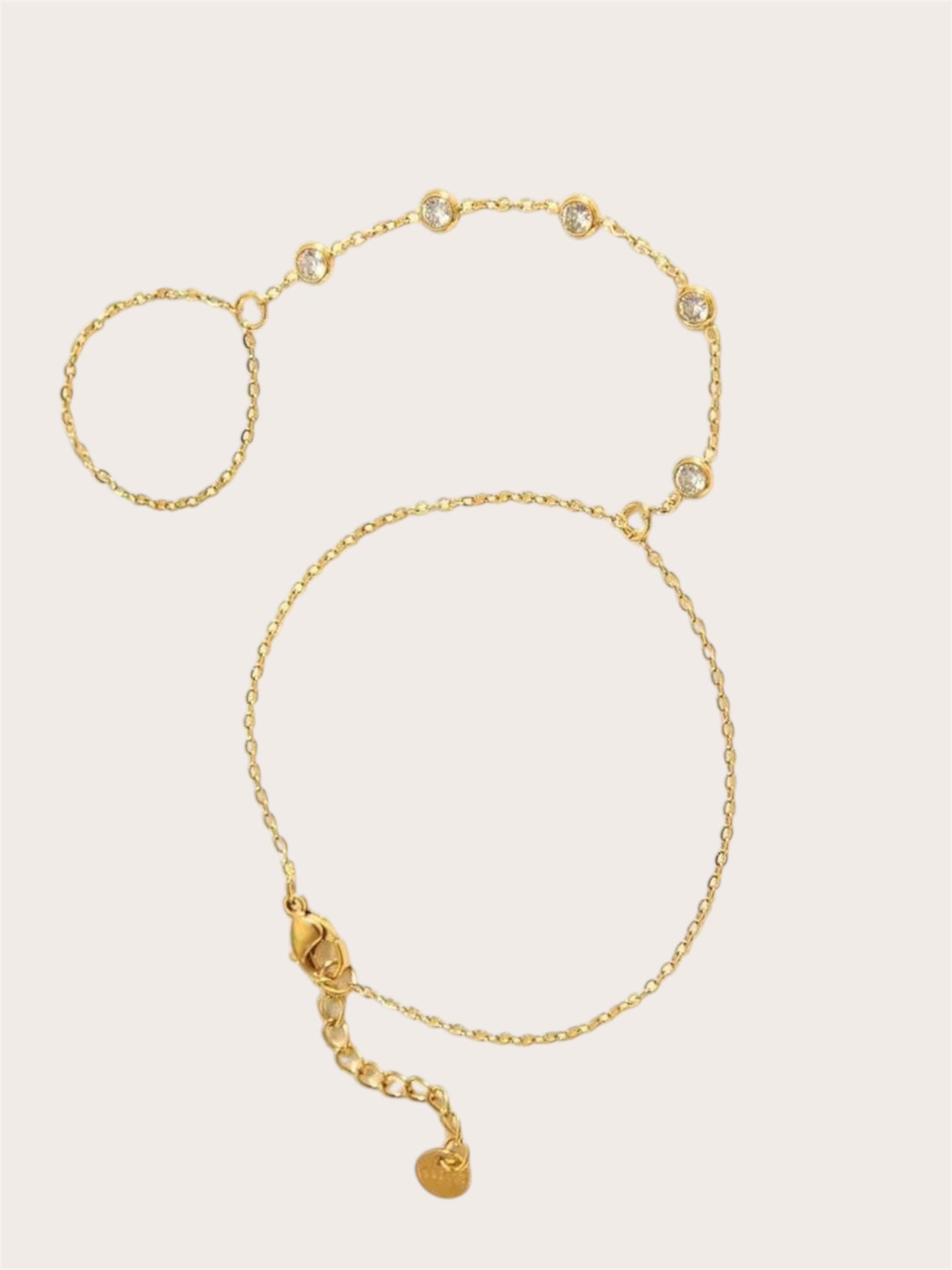 Dana Hand Chain Bracelet SS