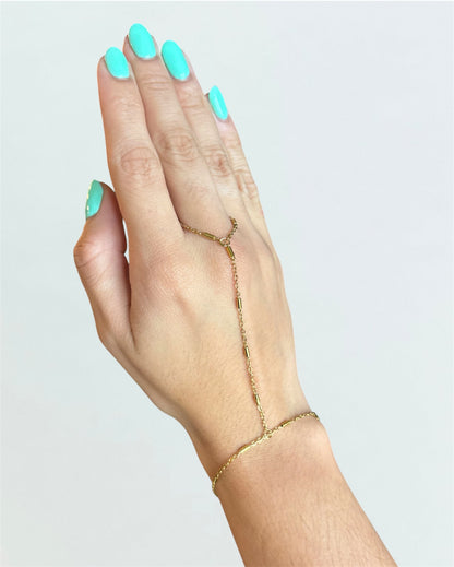 Tubi Hand Chain Bracelet SS