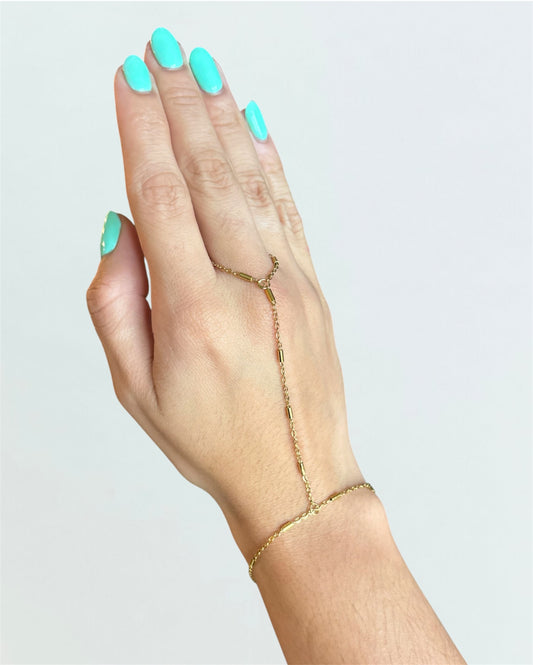 Tubi Hand Chain Bracelet SS