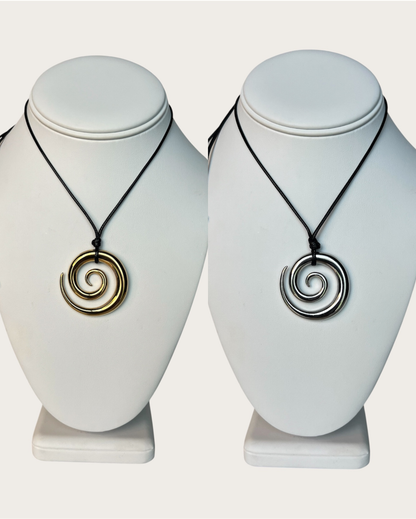 Spiral Cord Necklace SS