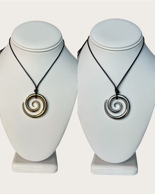 Spiral Cord Necklace SS