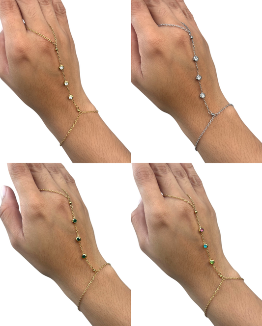 Daniela Hand Chain Bracelet SS