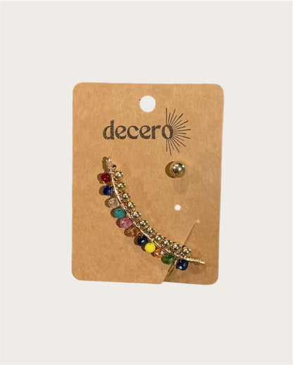 Cami Earring with Earcuff - Arete Pinza