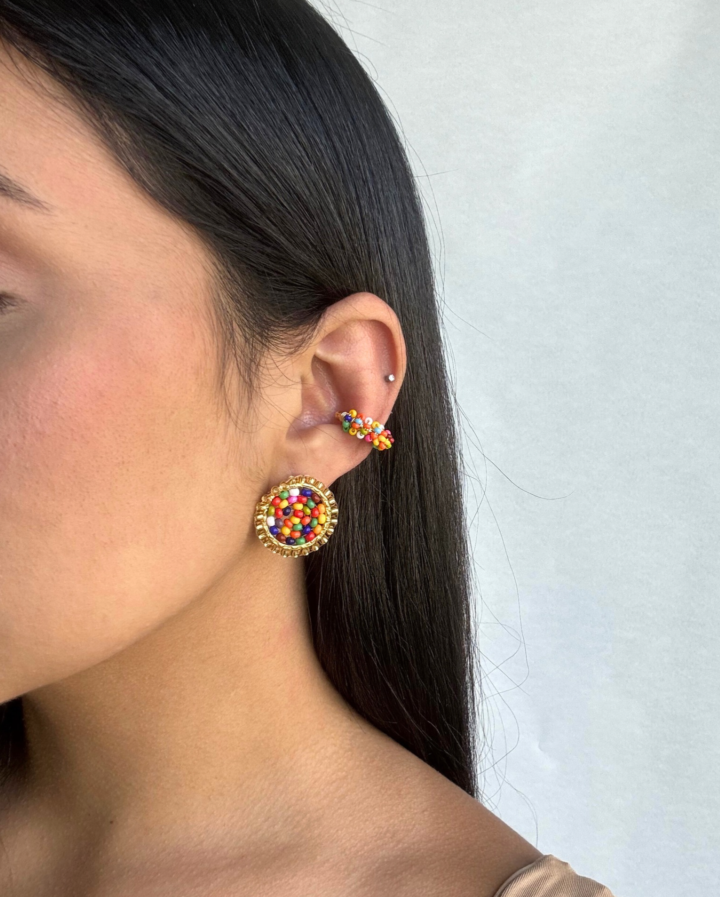 Mia Mix Studs Earring