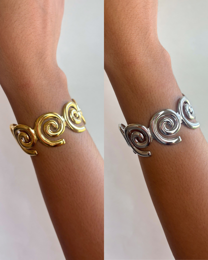Spiral Bracelet SS